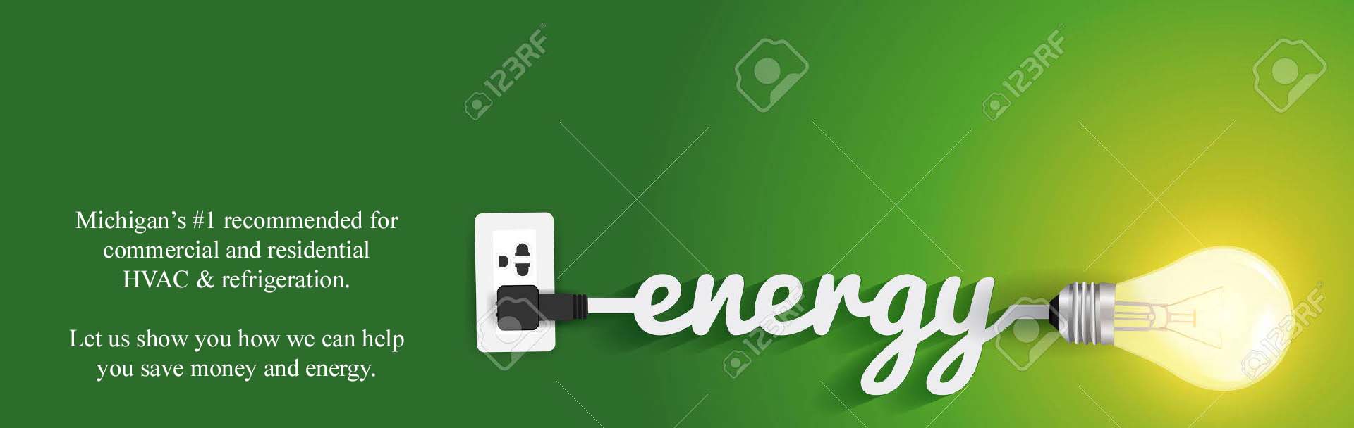 Green Energy image with lightbulb